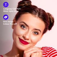 Blue Heaven Get Matte Lipstick | Soft Matte Finish and Lightweight Formula | Intense Pigment | Long-Lasting Lipsticks For Women | 105 | 4GM