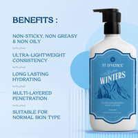 ST. D'VENCE Alpine Winter Edition Body Lotion for Dry Skin Women & Men | Tea Tree Oil, Shea Butter and Vitamin E | Moisturizer Cream Body Lotion for Summer | Deep Moisturizer Cream - 300 ml