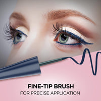 FACESCANADA Magneteyes Color Eyeliner Gel - Dazzling Blue,4 Ml|Glossy Finish|24Hr Long-Lasting|Waterproof|Smudgeproof|Precise Application|Intense Color Payoff|Almond Extract & Vitamin E