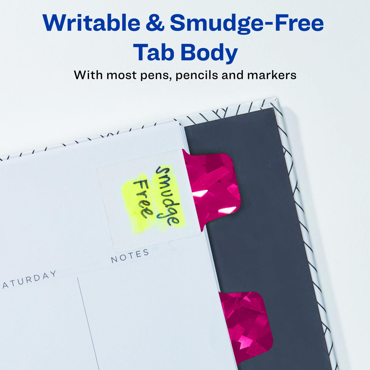 Avery Mini Ultra Tabs, 1" x 1.5", Holographic Jewel Tone Colors, 32 Repositionable Page Tabs (74146) 32 tabs