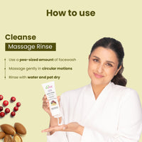 La Pink Young Forever White Haldi Face Wash | Deep Cleansing & Brightening | Anti-Aging & Pigmentation Control | With Cranberry, Bakuchi & Mulethi | Soothes & Protects Skin | 100% Microplastic-Free | All Skin Types | 100ml