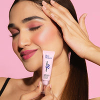 Blue Heaven Pop & Glow Eye & Cheek tint blusher for face makeup, Blush enriched with Rosehip and Coconut oil - Coral Flash, 12ml