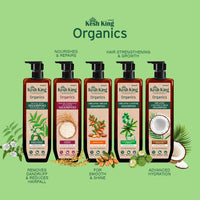 Kesh King Organics Neem & Bhringraj Anti Dandruff shampoo, reduces hairfall, certified organic ayurvedic formula for flake free healthy scalp, sulphate & paraben free, 300ml