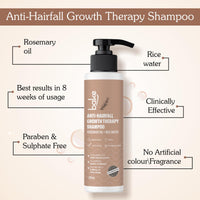 BAKE Rosemary Anti Hair Fall Shampoo for Hair Growth, Hair Fall & Dandruff Control with Black Onion & Methi Dana, Reduces Hair Loss & Prevents Hair Damage, For Men & Women - 200ml