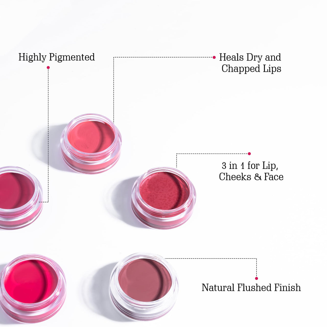 Aravi Organic Lip and Cheek Tint - With Goodness of Vitamin E & Candelila Wax - Nourishes & Hydrates Dry Chapped Lips, Blush & Eyeshadow Fo All Skin Types - 8 gm
