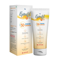Episoft AC SPF 50 + sunscreen | Maximum Hydration | Protection against both UV-A/UV-B, Water and Sweat Resistance | Lightweight | With anti-aging benefits | For all Skin Types | No white cast | 50 G