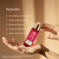 Forest Essentials Ayurvedic Bhringraj Head Massage Oil For Stronger, Thicker Hair | Helps Reduce Dandruff and Dry Scalp | Promotes Hair Regrowth | Reduces Hair Fall | Cold Pressed & Natural