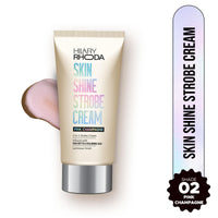 Hilary Rhoda Skin Shine Strobe Cream | 2 in 1 - Highlighter & Moisturiser | Shea Butter & Hyaluronic Acid | Intense Hydration | Weightless formula & Luminous Finish - 25ml (Pink Champagne - Shade 02)