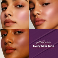 Mila Beaute BaeBee Lip & Cheek Tint I Creamy Formula, Matte Finish I Long Lasting I With Jojoba Oil (06 Wild Strawberry)