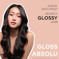 Kérastase Gloss Absolu Anti-Frizz Shampoo & Conditioner Travel-Size Combo For Bouncy, Glossy Hair | Fine To Medium Hair | 4-Days Anti-Frizz | With Hyaluronic & Glycolic Acid, Wild Rose-In-Oil