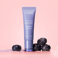 Laneige Lip Glowy Balm | Moisturizing Lip Treatment with Vitamin C + Shea Butter for Soft, Smooth and Glowing Lips | Korean Lip Balm For Dry Chapped Lips |Intense Hydration| BlueBerry |10Gm