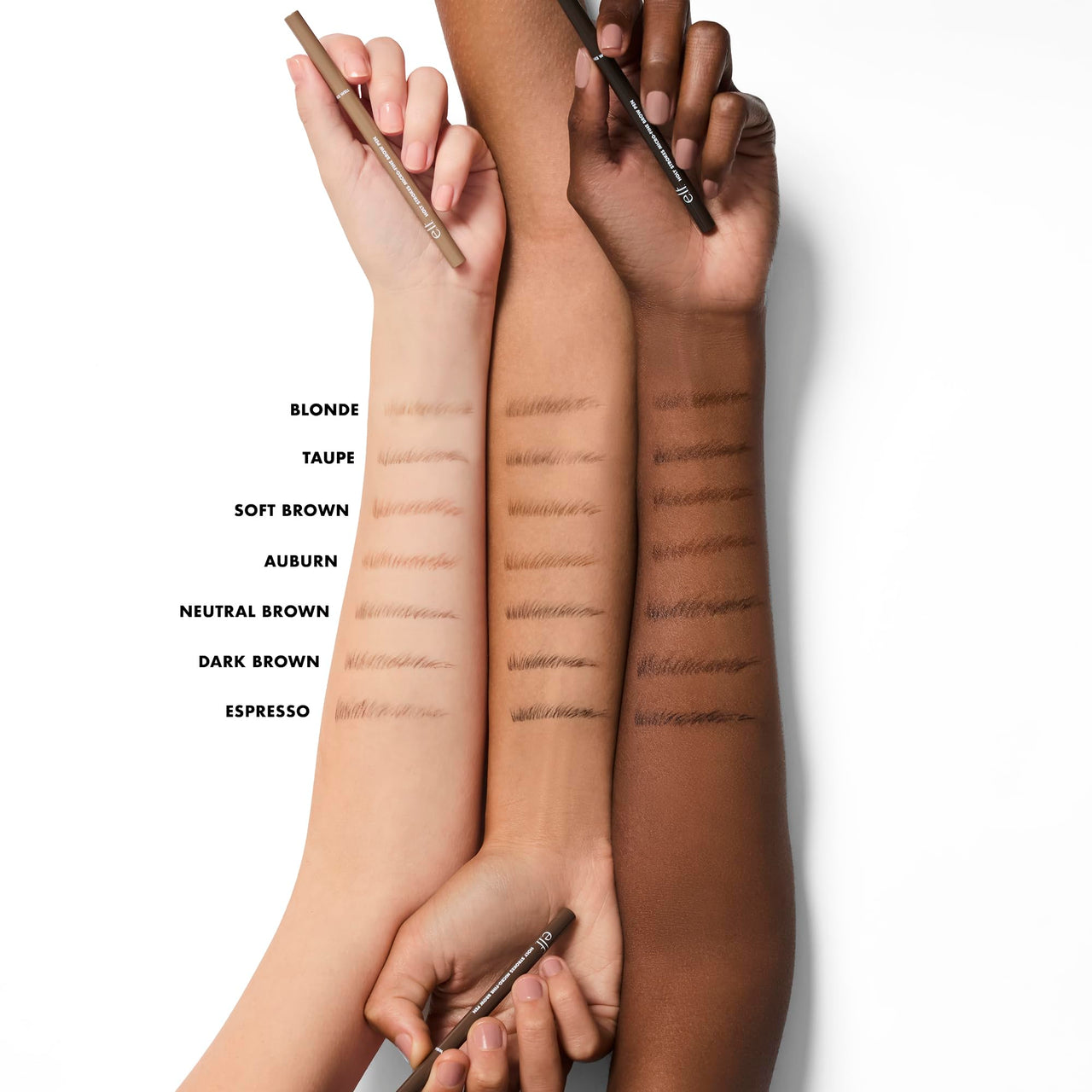 e.l.f. Holy Strokes Micro-Fine Brow Pen, for a Natural Look, Long-Lasting Eyebrow Pencil, Waterproof & Smudge-Proof, Vegan & Cruelty Free, Deep Brown