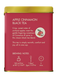 Makaibari Holiday Edition : Apple Cinnamon Black Tea | Usda Certified Premium Black Tea | Anti-Oxidants, Immunity Booster | Tin Caddy, Loose Leaves - 50 Gm