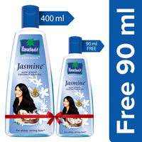 Parachute Advansed Jasmine Coconut Hair Oil, 400ml (Free 90ml) & Parachute Advansed Gold Coconut Hair Oil, 400 ml