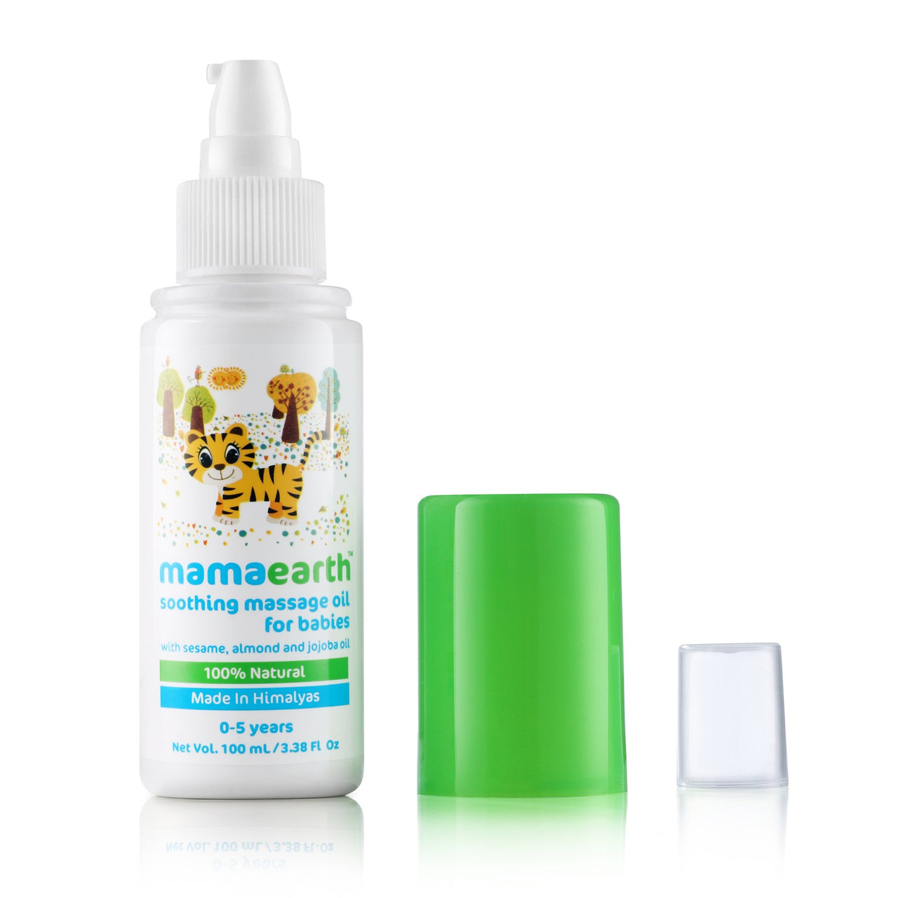 Mamaearth Soothing Massage Oil for Babies (100 ml, 0-5 Yrs,White)