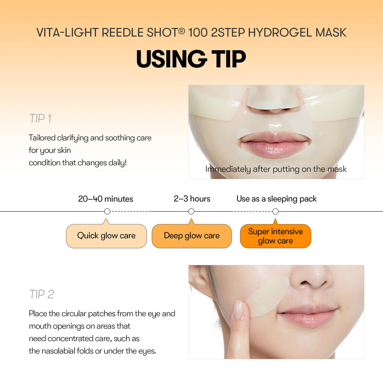 VT COSMETICS Vita Reedle Shot 100 2-step Hydrogel Mask