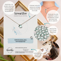 SoulKu Soul Shine Handmade Necklace, Empowering Jewelry With Healing Crystal, Inspirational Jewelry For Women, Mom & Sister, 2