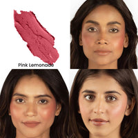 Koe Beauty Marbled Blush | Cream Blush Plus Highlighter | Pink Lemonade | Bright Pink For A Youthful Flush | Long Lasting | All Skin Types | 4.6g