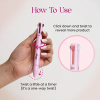 Milagro Beauty 4-In-1 Makeup Pen, Smudgeproof & Waterproof Eyeliner, Lip Liner, Highlighter & Eyebrow Pencil With Rich Color Payoff, 24-Hour Long Stay