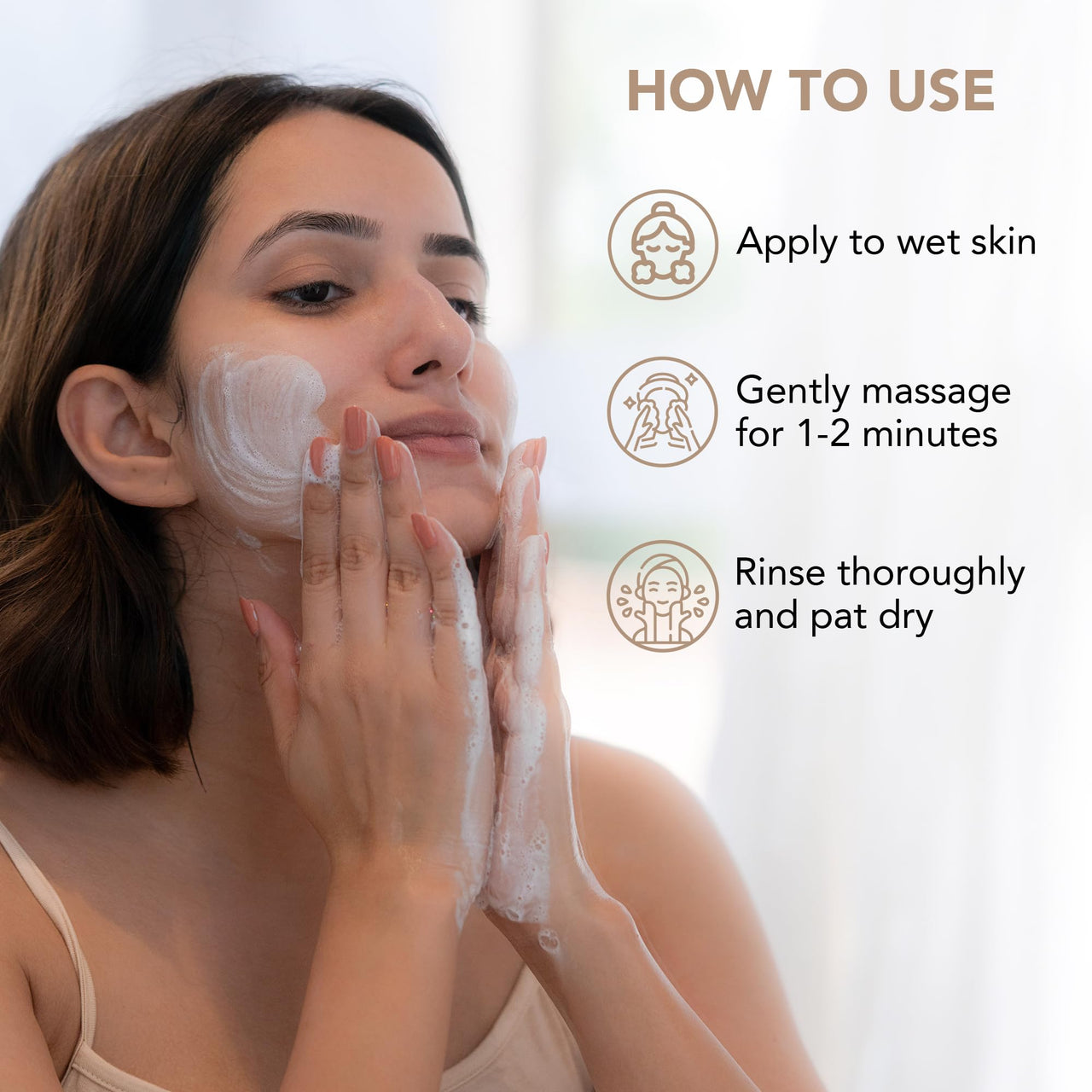 Botanic Hearth Oat & Niacinamide Cleanser Face Wash Enriched with Seabuckthorn fruit oil, Willow Bark Extract | Ideal for Sensitive Skin | for Women & Men | Sulphate & Paraben Free | 100ml