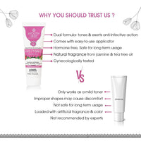 Ayouthveda Vagitone Vaginal Gel for Women | Prevents Dryness, Itchiness & Bad Odor| Enriched With Aloe Vera, Amla & Majhu Phal| Daily Intimate Moisturizing Gel (Pack Of 2-50g each)