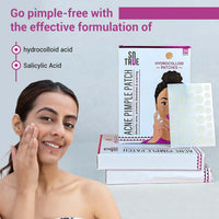 Sotrue Acne Pimple Patches For Face | For Active Surface Acne | Hydrocolloid Waterproof Patches | Absorbs Pimple Overnight, Reduces Excess Oil | Suits All Skin Types (36 Patches)