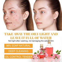 Luxenwell Kojic Acid Face Wash,Turmeric Facial Cleanser, Turmeric Foaming Cleanser for All Skin Types