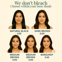 SACRED HERBS Ammonia & PPD Free Organic Gel Hair Color | pH Neutral | Long Lasting Colour with 100% Grey Coverage | Conditioning & Damage Free Natural Hair Coloring for Men & Women Burgundy 3.60 - 240ml+20gm