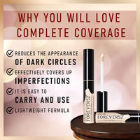 Forever52 Daily Life Easily Blendable Concealer For Face Makeup(Flat White)Natural Finish,Liquid Light Weight Concealer-Cov002