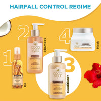 Coco Soul Hair Fall Control Conditioner with Ayurvedic Medicine | 100% Cold Pressed Virgin Coconut Oil | Bhringraj & Hibiscus | Sulphate & Paraben Free | From Makers of Parachute Advansed | 200 ml