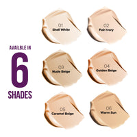 Hilary Rhoda Super Cover Foundation | Blemish Free | High Coverage & Waterproof Foundation | 24-Hour Stay & Non-Sticky Formula | Matte Finish | Blends Flawlessly | 30g (Fair Ivory| Shade 02)