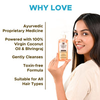 Coco Soul Hair Fall Control Shampoo with Ayurvedic Medicine | 100% Cold Pressed Virgin Coconut | Bhringraj & Hibiscus | Sulphate & Paraben Free | From Makers of Parachute Advansed | 200 ml