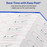 Avery Printable Blank Oval Labels, 1.5