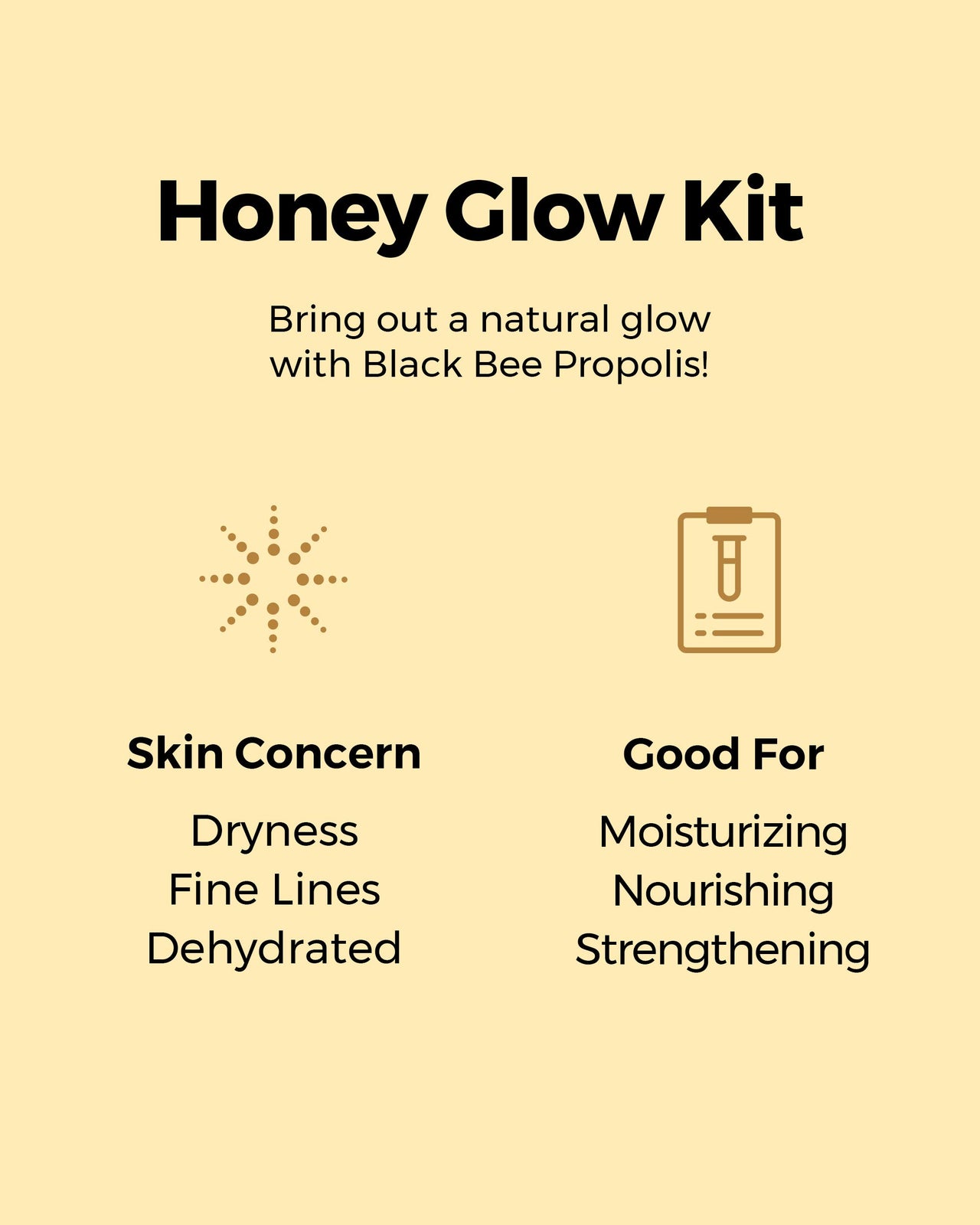 COSRX Honey Glow Kit | Facial Toner, Serum, Cream with Propolis Extract | Deep Moisture, Hydration, Nourishment | Travel Size Set, Gift Set, Korean Skincare, Not Tested on Animals