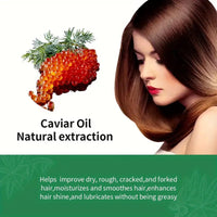 TryOnes Professional Hair Serum for Frizzy Hair||Serum for Women & Men||All Hair Types for Frizz-free, Smooth & Glossy Hair||Caviar Hair Serum_30ML