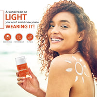 Alpha Mortal Sunscreen Gel SPF 50 PA+++ | Non-Greasy, No White Cast | Blue Light, UVA & UVB Protection | For All Skin Types | Lightweight Formula with Chamomile | 50g