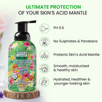 Bryan & Candy Luxury Foaming Body Wash with Pentavitin, Pro Vit B5, Argan Oil, Skin Friendly pH 5.5, All Skin Types, 400 Ml (Tropical Fling)
