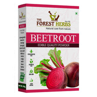 The Forest Herbs Natural Care From Nature 100% Pure Beetroot Powder 100gm for Face | Lips | Hair | Glowing & Shiny Skin Face Pack