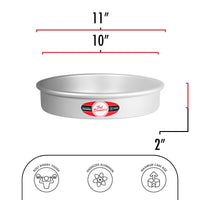 Fat Daddio's  Anodized Aluminum Round Cake Pan, 10 x 2 Inch 2