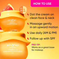 Dot & Key Vitamin C + E Sorbet Super Bright Moisturizer for Face | Vitamin C Face Cream For Glowing Skin | Reduces Skin Dullness | Oil Free & Lightweight | For All Skin Types | 25ml
