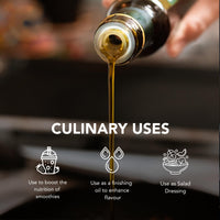 HESTHETIC Premium Edible Cold Pressed Mustard Oil 750ml – 100% pure & natural virgin oil | Rich in healthy fats | Ideal for cooking | frying & salads | Perfect blend of taste & aroma | Glass bottle.
