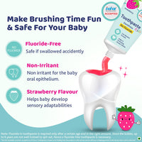 Chicco Gentle Bodywash & Shampoo 500Ml With Toothpaste Strawberry 12M+