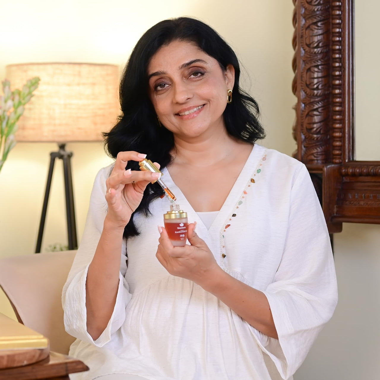 Shankara Ayurvedic Kumkumadi Oil (Tailam) with Saffron & Red Sandalwood | Elixir for Glowing Skin with Pure Essential Oils | Natural Radiance & Youthful Complexion | All Skin Types | 30ml