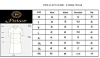 Pistaa's  Printed Lime Green Cotton Flex Short Top Kurti
