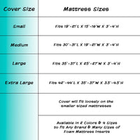 PETMAKER Dog Bed Replacement Cover ? Pet Duvet with Sherpa Top and Non-Slip Bottom, Gray Micro Suede -Dog Bed Washable Removable Cover (Small) 23.0