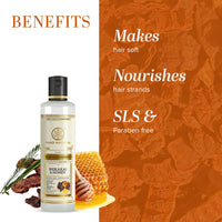 Khadi Natural Shikakai & Honey Herbal Hair Conditioner for Nourishing Dry Hair | Repairs Dry, Damaged & Dull Hair | SLS & Paraben Free | Suitable for All Hair Types | 210ml