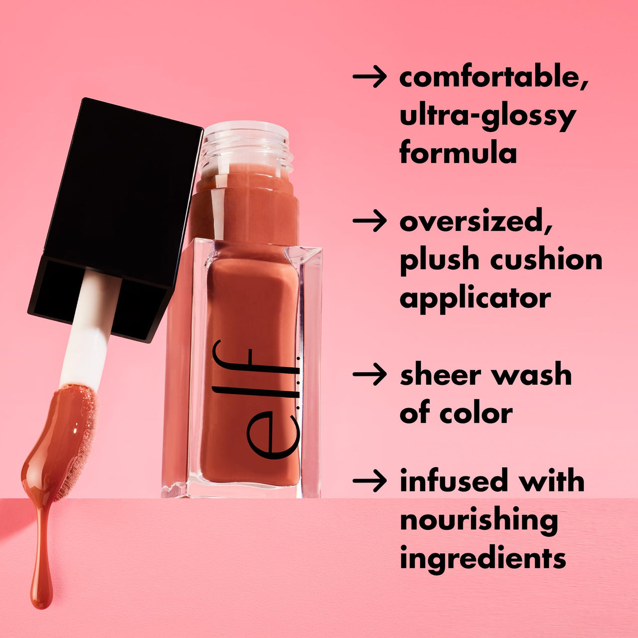 e.l.f. Cosmetics Glow Reviver Lip Oil (It's Giving Guava)