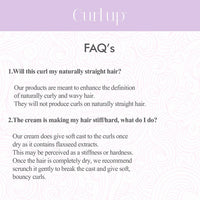 Curl up Curl Styling Combo With Curl Defining Cream & Ultra Defining Gel - For Dry Frizzy, Wavy & Curly Hair - Sulphate, Paraben & Silicone Free, Pack of 1