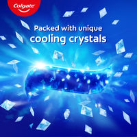 Colgate MaxFresh 600g (150g x 4, Pack of 4) Breath Freshener Toothpaste, , Peppermint Ice, Blue Gel Paste with Menthol, Cooling crystals for bad breath control