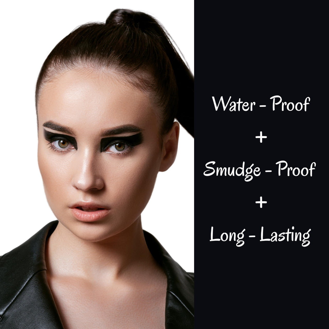 Jersy Girl by Fashion Colour Kajal and Eyeliner With Brush|24 Hours Long Lasting and Smudge Proof | Waterproof | Intense Colour | 2 in 1 Kajal and Eyeliner Combo | Lasting Drama Gel Eyeliner | 3.8g (Black)